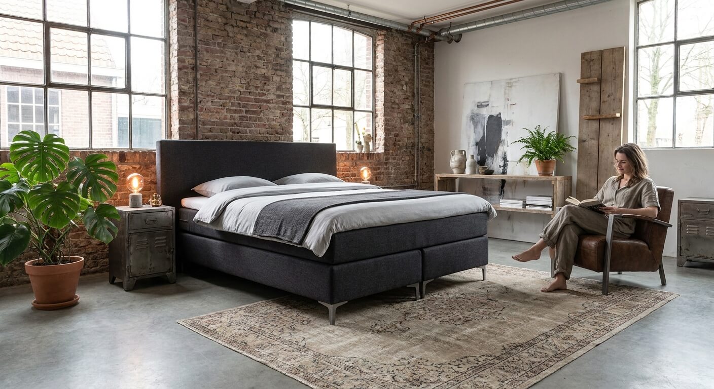 boxspring postel